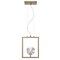 Westinghouse Pendant LED Dimmable 5W Zoa, Brushed Brass Crystal Glass 6130900 - alternate 1